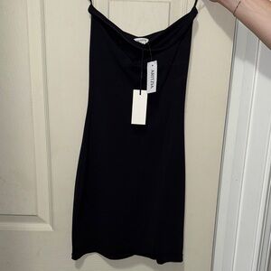 Aritzia Classic Black Contour Mini Dress